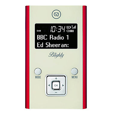 VQ Blighty DAB/DAB+/FM Personal Stereo Radio Red VQ Blighty DAB/DAB+/FM Personal Stereo Radio Red
